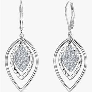 ALEXCRAFT Sterling Silver 14K Gold Dangle Earrings NEW